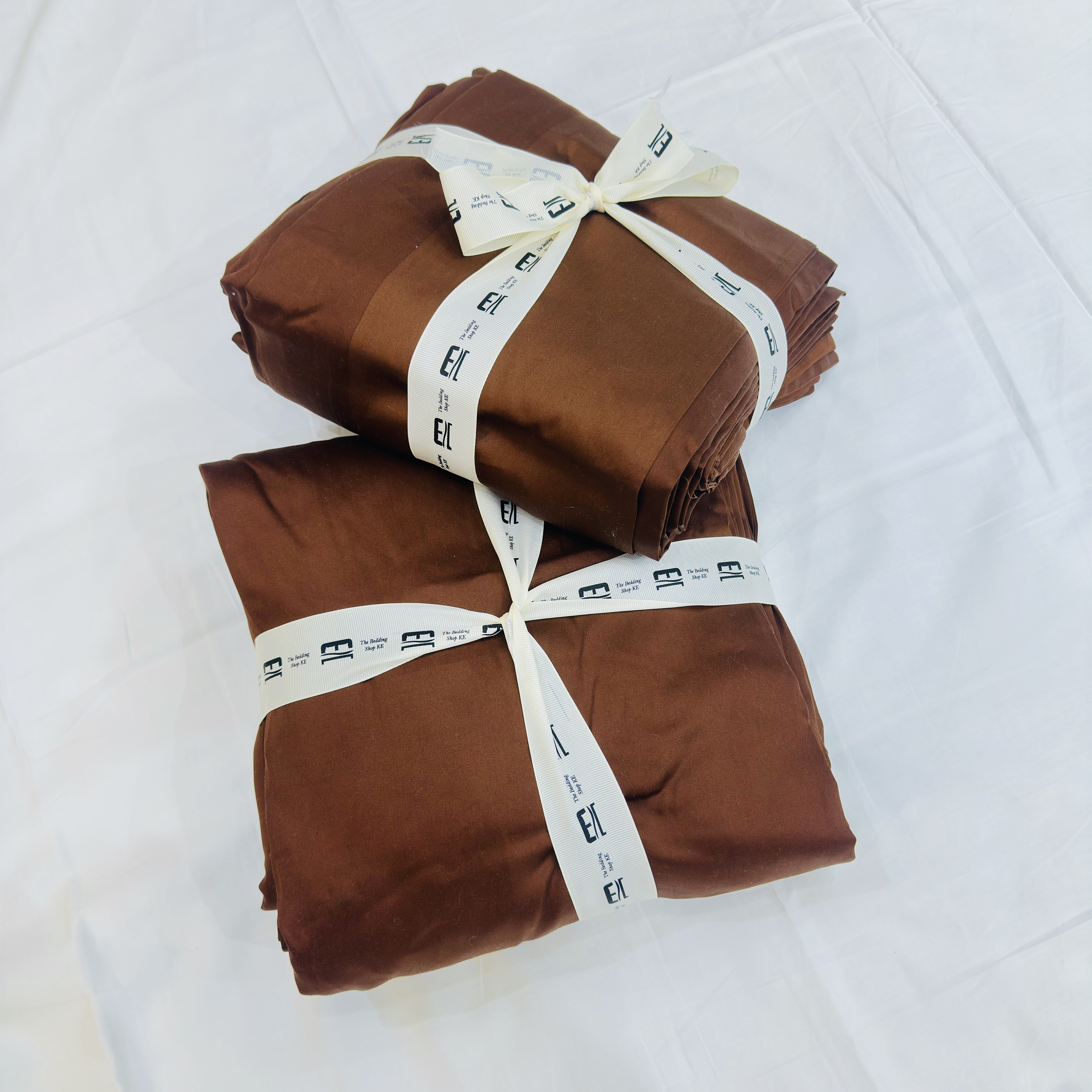 The Luxe Collection 100% Egyptian Cotton Bedsheet Set - Brown - Image 3