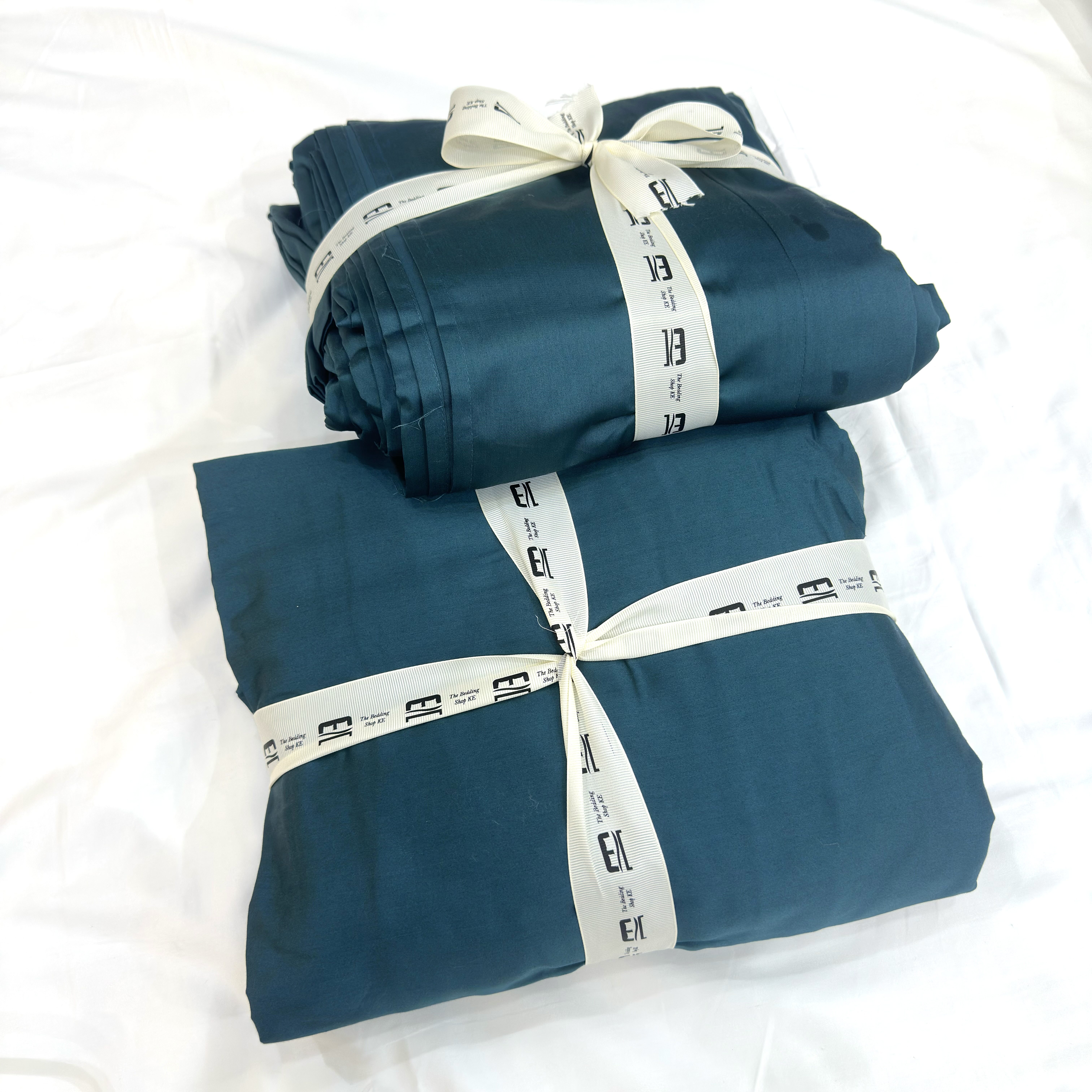 The Luxe Collection 100% Egyptian Cotton Bedsheet Set - Turquoise - Image 2