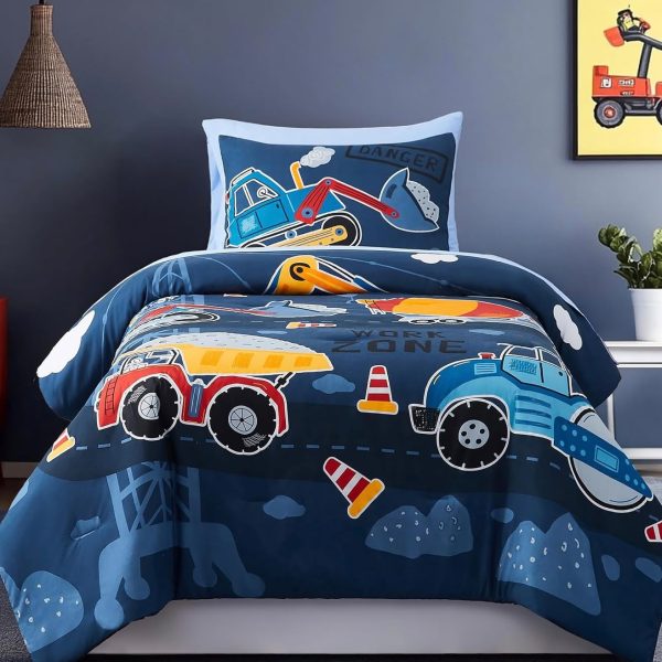The Dreamland Collection: Soft Microfiber Duvet Cover Set – Builders - 200*200cm