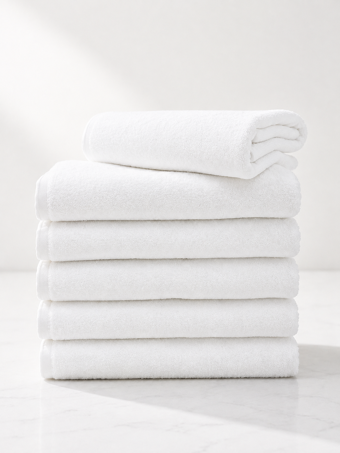 The Signature White Cotton Towel