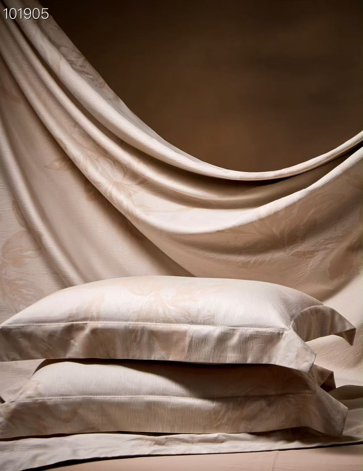 The Maison Egyptian Cotton Bedding Set - Beige - Image 3